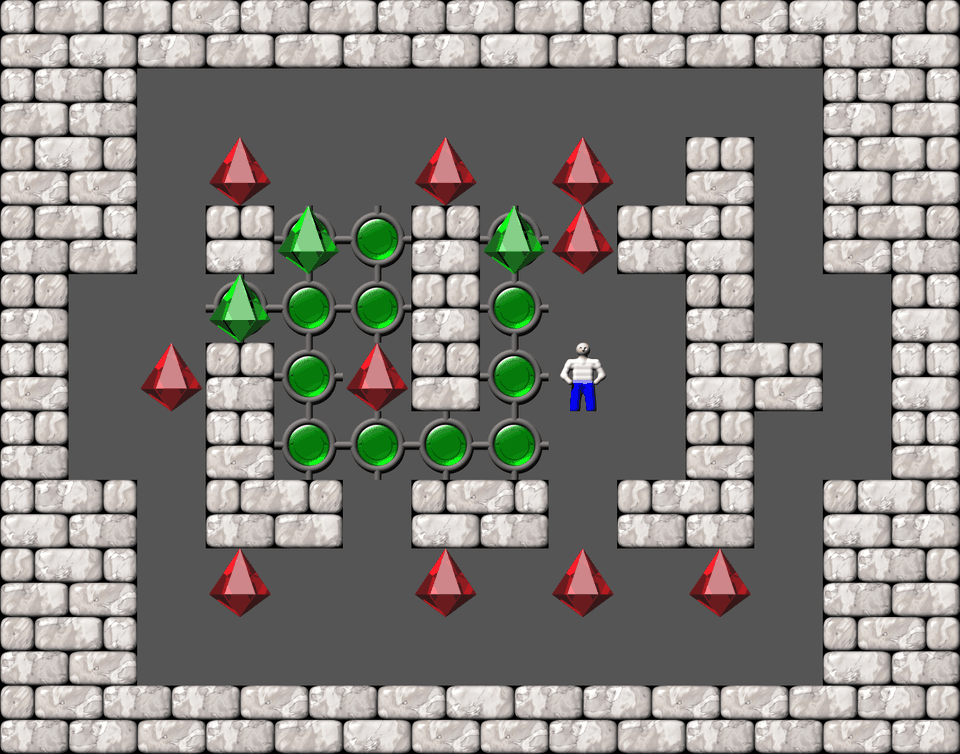 Сокобан More Bugs collections уровень 232